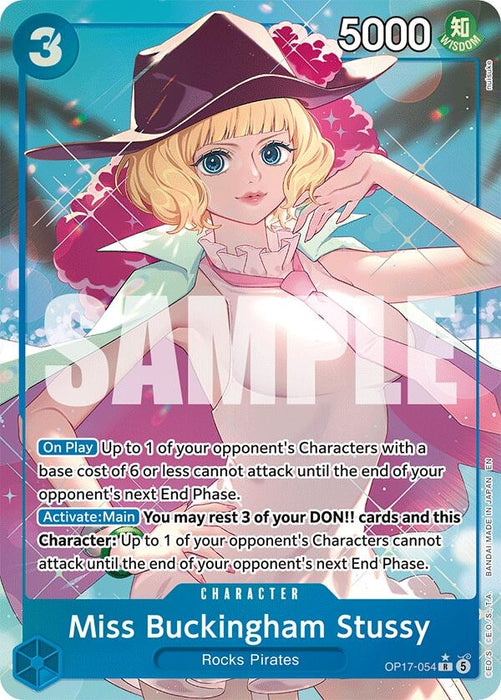 Image for Miss Buckingham Stussy (Alternate Art) (OP17-054) (Foil) [The World's Strongest Warriors] (OP17) - One Piece Card Game