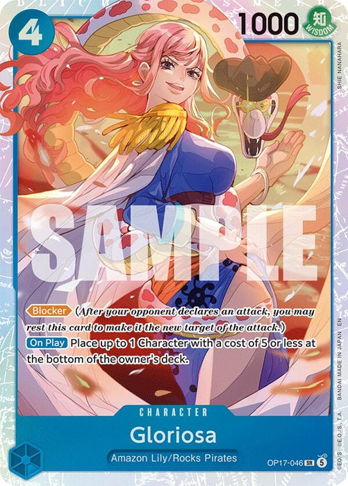 Image for Gloriosa (OP17-046) (Foil) [The World's Strongest Warriors] (OP17) - One Piece Card Game