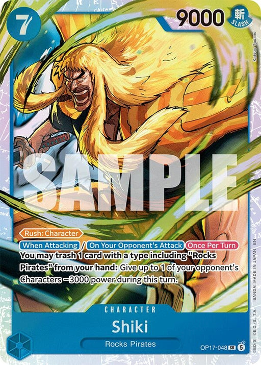 Image for Shiki (048) (OP17-048) (Foil) [The World's Strongest Warriors] (OP17) - One Piece Card Game