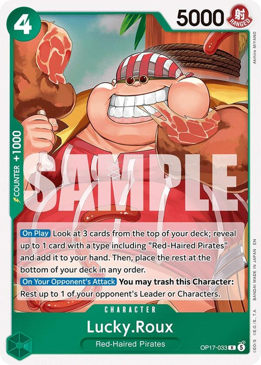 Image for Lucky.Roux (OP17-033) (Foil) [The World's Strongest Warriors] (OP17) - One Piece Card Game