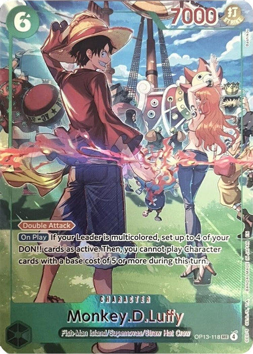 Image for Monkey.D.Luffy (118) (English Version 3rd Anniversary Set) (OP13-118) (Foil) [One Piece Promotion Cards] (OP-PR) - One Piece Card Game