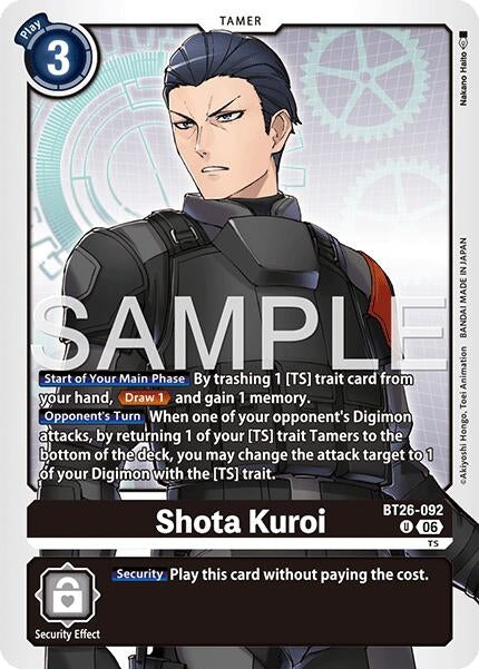 Image for Shota Kuroi (BT26-092 U) [Timeless Bonds] (BT-26) - Digimon Card Game
