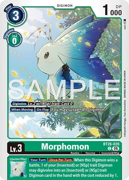 Image for Morphomon (BT26-035 C) [Timeless Bonds] (BT-26) - Digimon Card Game