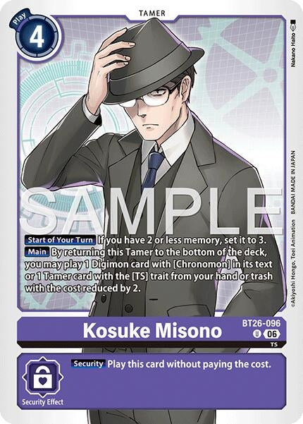 Image for Kosuke Misono (BT26-096 U) [Timeless Bonds] (BT-26) - Digimon Card Game
