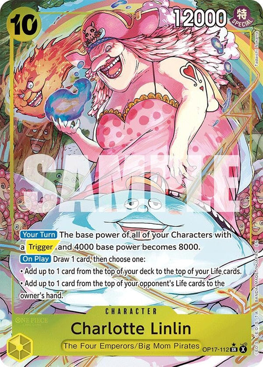 Image for Charlotte Linlin (112) (Alternate Art) (OP17-112) (Foil) [The World's Strongest Warriors] (OP17) - One Piece Card Game
