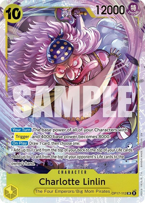 Image for Charlotte Linlin (112) (OP17-112) (Foil) [The World's Strongest Warriors] (OP17) - One Piece Card Game