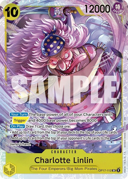 Image for Charlotte Linlin (112) (OP17-112) (Foil) [The World's Strongest Warriors] (OP17) - One Piece Card Game