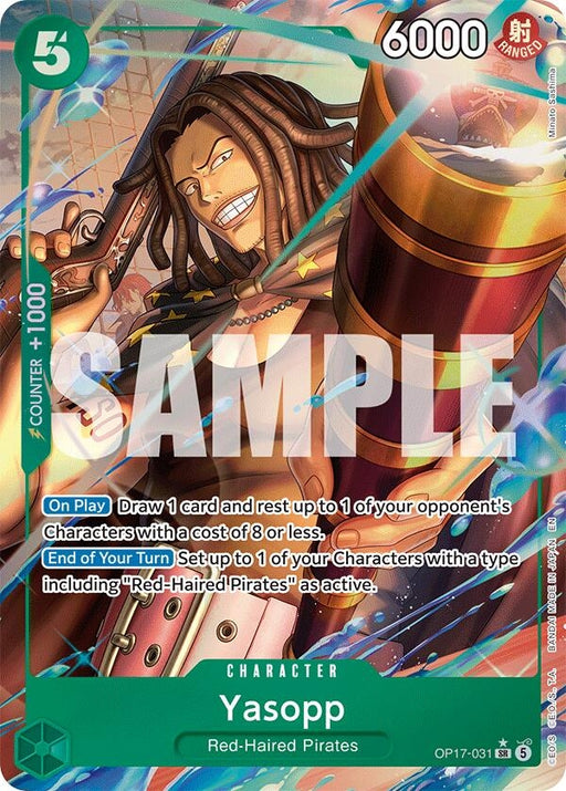 Image for Yasopp (Alternate Art) (OP17-031) (Foil) [The World's Strongest Warriors] (OP17) - One Piece Card Game