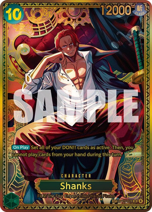 Image for Shanks (OP13-028) (SP) (OP13-028) (Foil) [The World's Strongest Warriors] (OP17) - One Piece Card Game