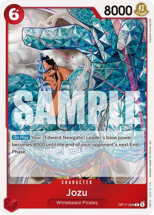 Image for Jozu (OP17-008) (Foil) [The World's Strongest Warriors] (OP17) - One Piece Card Game