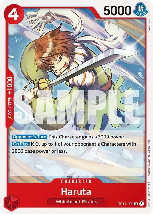 Image for Haruta (OP17-009) [The World's Strongest Warriors] (OP17) - One Piece Card Game