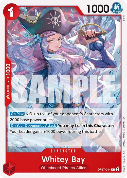 Image for Whitey Bay (OP17-014) [The World's Strongest Warriors] (OP17) - One Piece Card Game