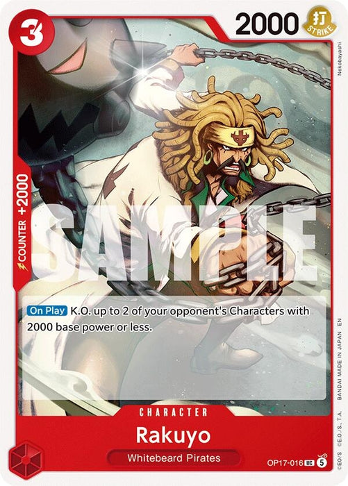 Image for Rakuyo (OP17-016) [The World's Strongest Warriors] (OP17) - One Piece Card Game