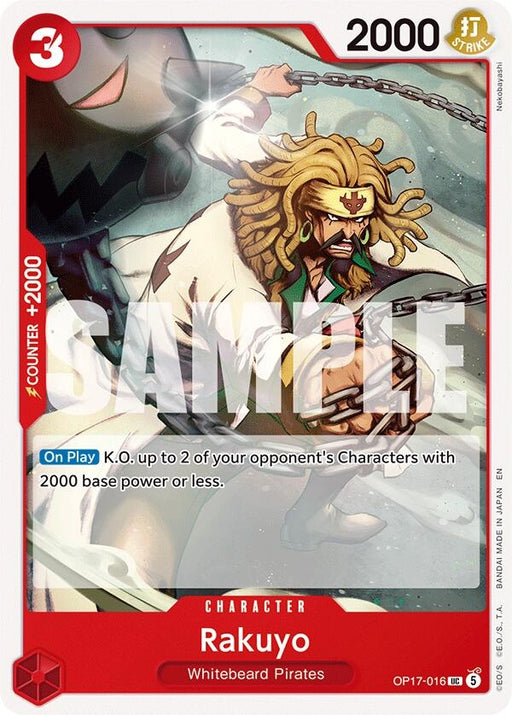 Image for Rakuyo (OP17-016) [The World's Strongest Warriors] (OP17) - One Piece Card Game
