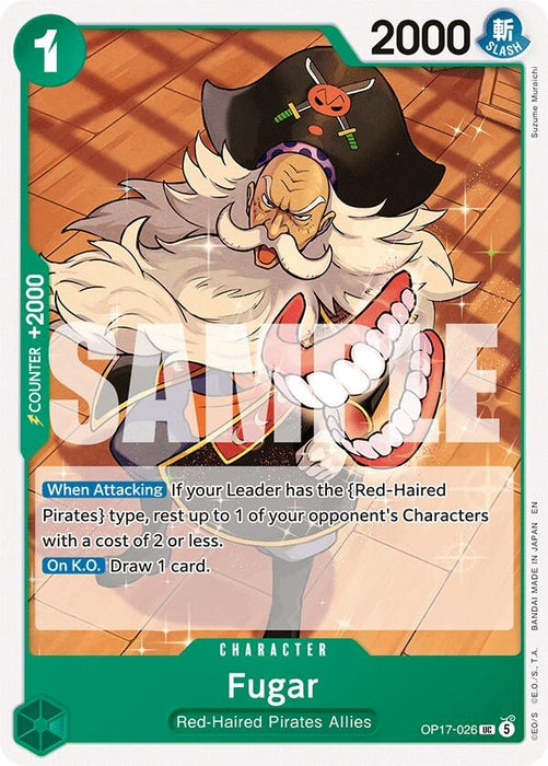Image for Fugar (OP17-026) [The World's Strongest Warriors] (OP17) - One Piece Card Game