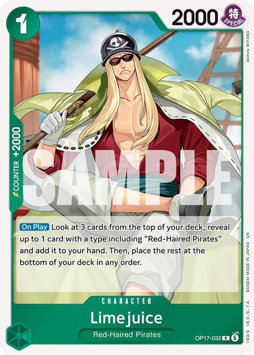 Image for Limejuice (OP17-032) (Foil) [The World's Strongest Warriors] (OP17) - One Piece Card Game