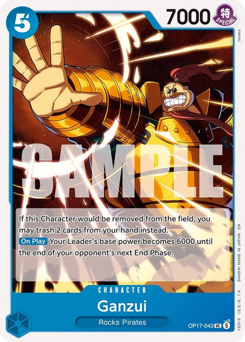 Image for Ganzui (OP17-043) [The World's Strongest Warriors] (OP17) - One Piece Card Game