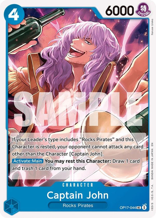 Image for Captain John (OP17-044) [The World's Strongest Warriors] (OP17) - One Piece Card Game