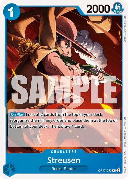 Image for Streusen (050) (OP17-050) [The World's Strongest Warriors] (OP17) - One Piece Card Game