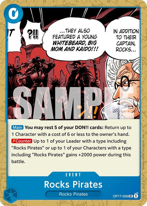 Image for Rocks Pirates (OP17-056) [The World's Strongest Warriors] (OP17) - One Piece Card Game