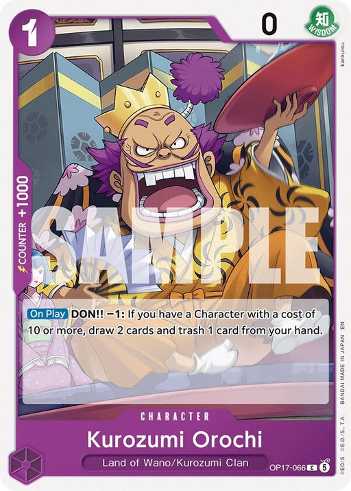 Image for Kurozumi Orochi (OP17-066) [The World's Strongest Warriors] (OP17) - One Piece Card Game