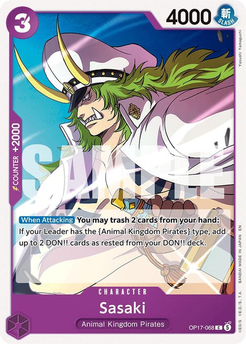 Image for Sasaki (OP17-068) [The World's Strongest Warriors] (OP17) - One Piece Card Game