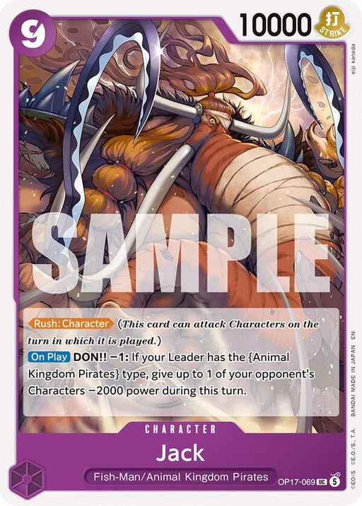 Image for Jack (OP17-069) [The World's Strongest Warriors] (OP17) - One Piece Card Game