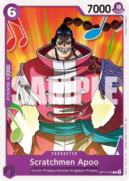 Image for Scratchmen Apoo (OP17-070) [The World's Strongest Warriors] (OP17) - One Piece Card Game