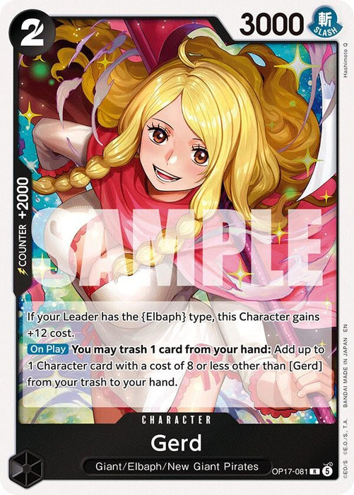 Image for Gerd (OP17-081) (Foil) [The World's Strongest Warriors] (OP17) - One Piece Card Game