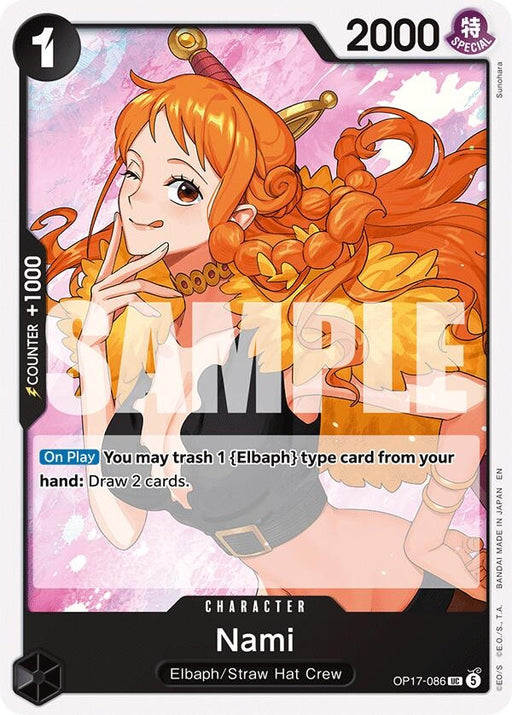Image for Nami (086) (OP17-086) [The World's Strongest Warriors] (OP17) - One Piece Card Game