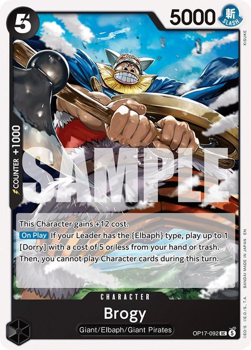 Image for Brogy (OP17-092) [The World's Strongest Warriors] (OP17) - One Piece Card Game
