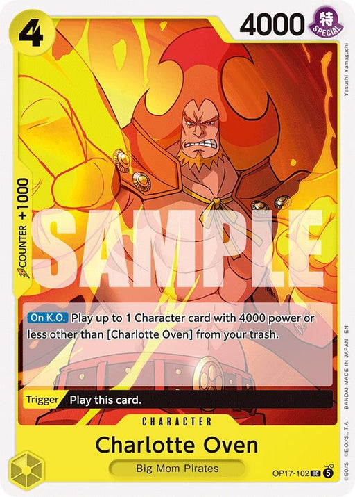Image for Charlotte Oven (OP17-102) [The World's Strongest Warriors] (OP17) - One Piece Card Game