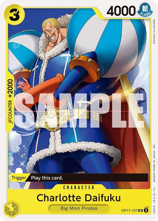 Image for Charlotte Daifuku (OP17-107) [The World's Strongest Warriors] (OP17) - One Piece Card Game
