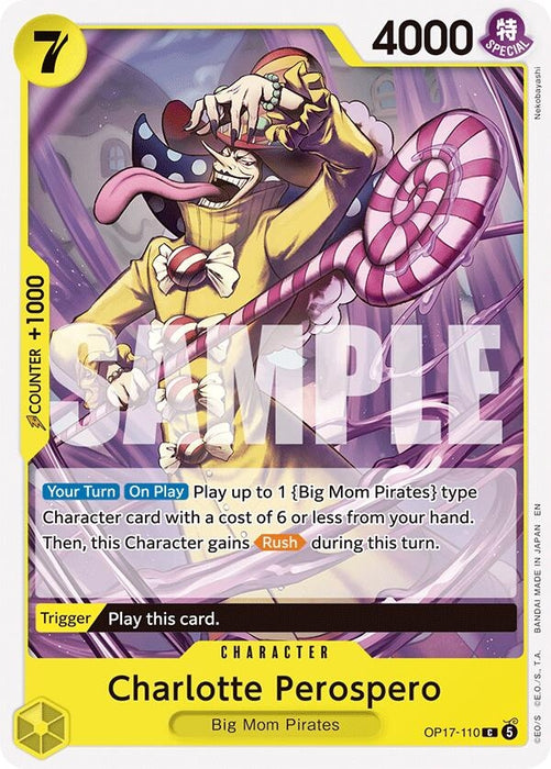 Image for Charlotte Perospero (OP17-110) [The World's Strongest Warriors] (OP17) - One Piece Card Game