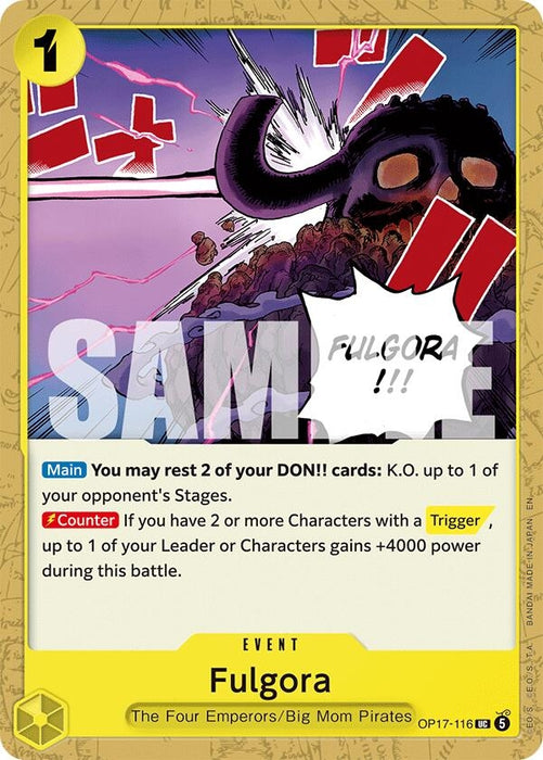 Image for Fulgora (OP17-116) [The World's Strongest Warriors] (OP17) - One Piece Card Game