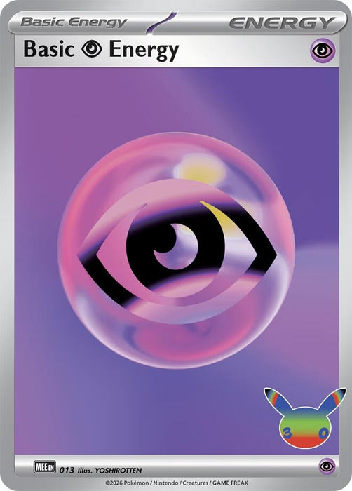Image for Basic Psychic Energy - 013 (30th Celebration) (013) (Holofoil) [MEE: Mega Evolution Energies] (MEE) - Pokemon