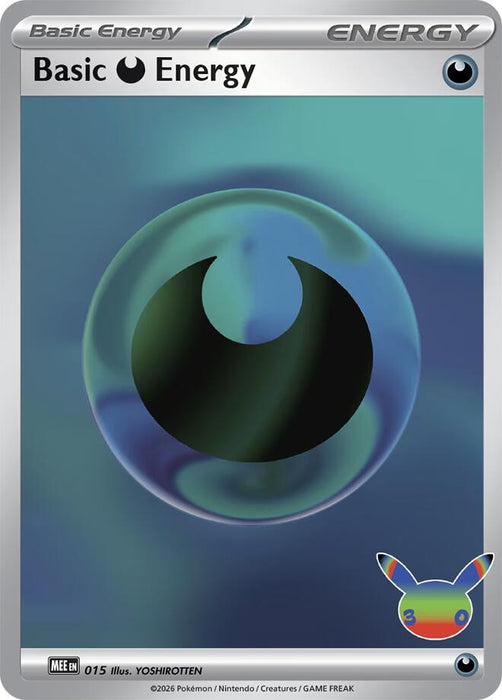 Image for Basic Darkness Energy - 015 (30th Celebration) (015) (Holofoil) [MEE: Mega Evolution Energies] (MEE) - Pokemon