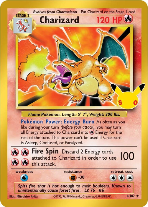Image for Charizard (4/102) (Holofoil) [ME: 30th Celebration Classic Collection] (30C) - Pokemon