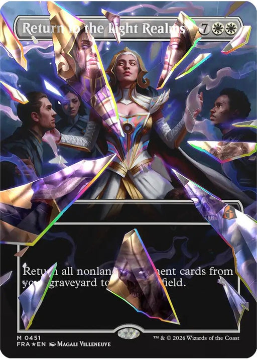 Image for Return to the Light Realms (Borderless) (Facet Foil) (0451) (451) (Foil) [Reality Fracture] (FRA) - Magic: The Gathering