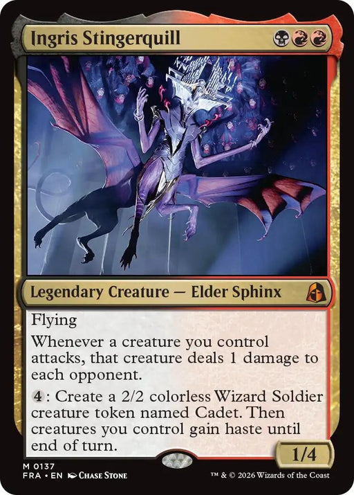 Image for Ingris Stingerquill (137) (Foil) [Reality Fracture] (FRA) - Magic: The Gathering