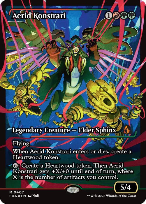 Image for Aerid Konstrari (Showcase) (0407) (407) (Foil) [Reality Fracture] (FRA) - Magic: The Gathering