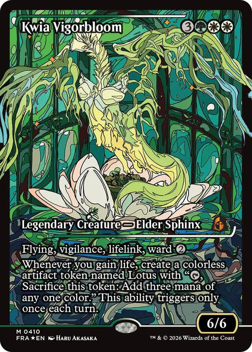 Image for Kwia Vigorbloom (Showcase) (0410) (410) (Foil) [Reality Fracture] (FRA) - Magic: The Gathering