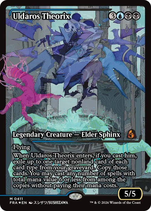 Image for Uldaros Theorix (Showcase) (0411) (411) (Foil) [Reality Fracture] (FRA) - Magic: The Gathering