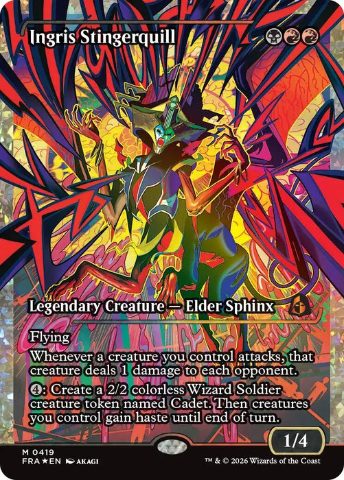 Image for Ingris Stingerquill (Showcase) (Fracture Foil) (0419) (419) (Foil) [Reality Fracture] (FRA) - Magic: The Gathering