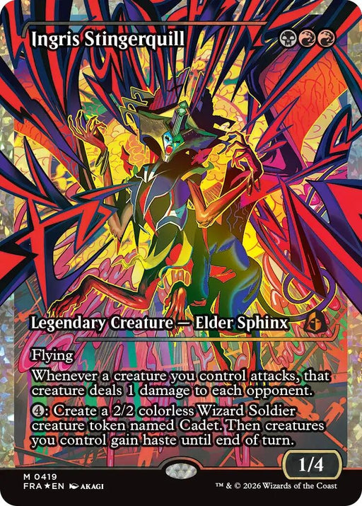 Image for Ingris Stingerquill (Showcase) (Fracture Foil) (0419) (419) (Foil) [Reality Fracture] (FRA) - Magic: The Gathering