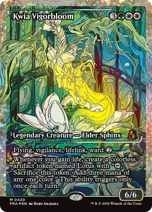 Image for Kwia Vigorbloom (Showcase) (Fracture Foil) (0420) (420) (Foil) [Reality Fracture] (FRA) - Magic: The Gathering