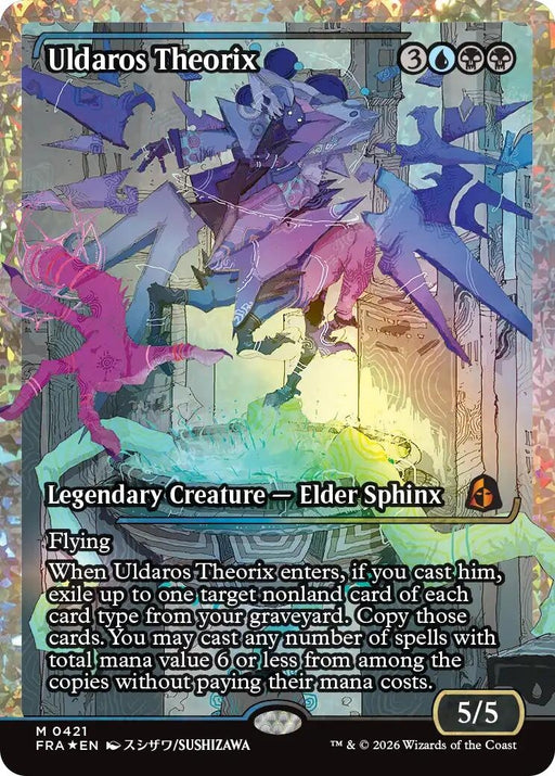 Image for Uldaros Theorix (Showcase) (Fracture Foil) (0421) (421) (Foil) [Reality Fracture] (FRA) - Magic: The Gathering