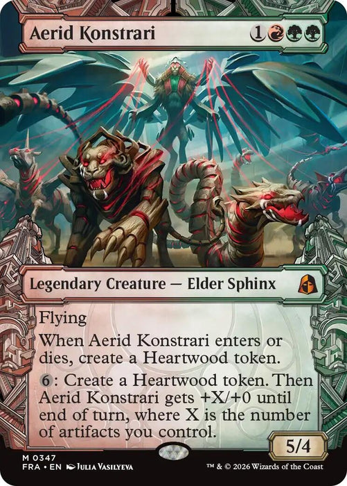 Image for Aerid Konstrari (Showcase) (0347) (347) (Foil) [Reality Fracture] (FRA) - Magic: The Gathering