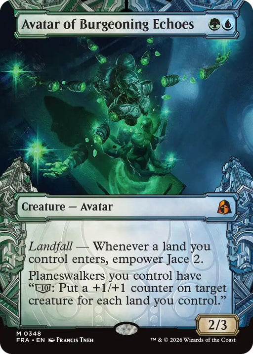 Image for Avatar of Burgeoning Echoes (Showcase) (348) [Reality Fracture] (FRA) - Magic: The Gathering