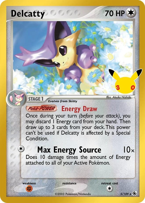 Image for Delcatty (5/109) (Holofoil) [ME: 30th Celebration Classic Collection] (30C) - Pokemon
